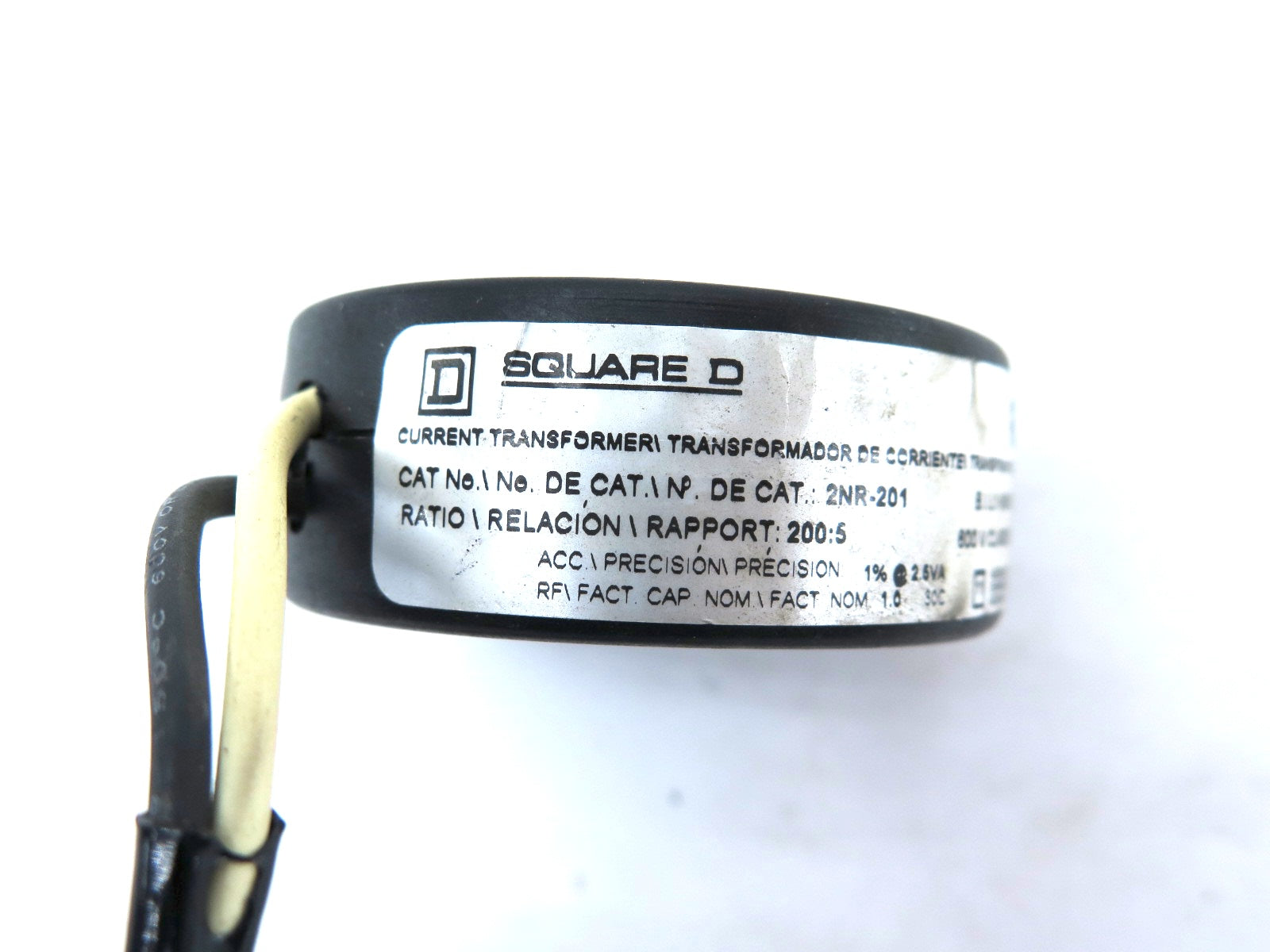 Square D 2NR-201 Current Transformer 200:5 - Advance Operations