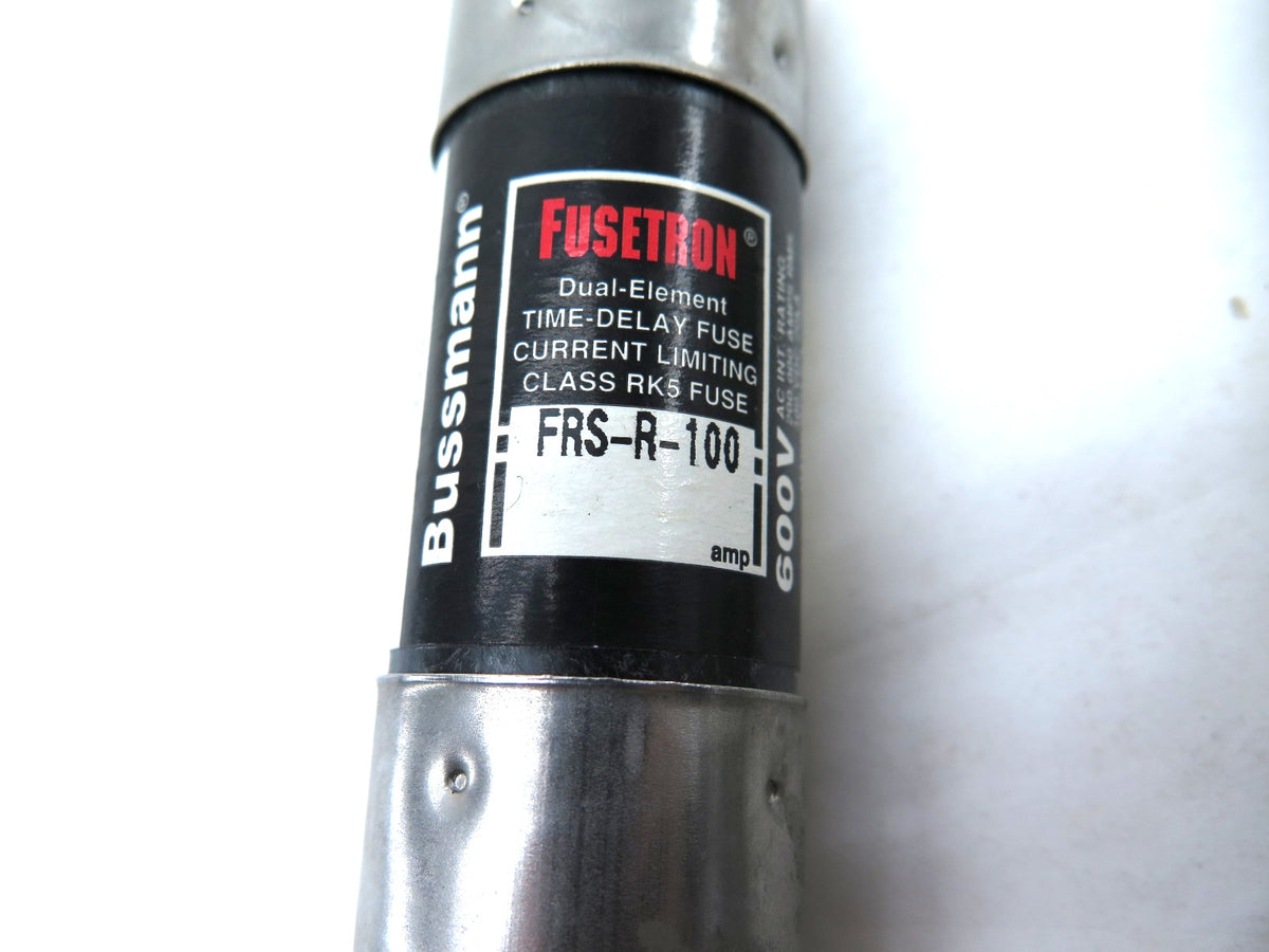 Fusetron FRS-R-100 Dual Element Fuse 600V 100A LOT OF 3 - Advance Operations