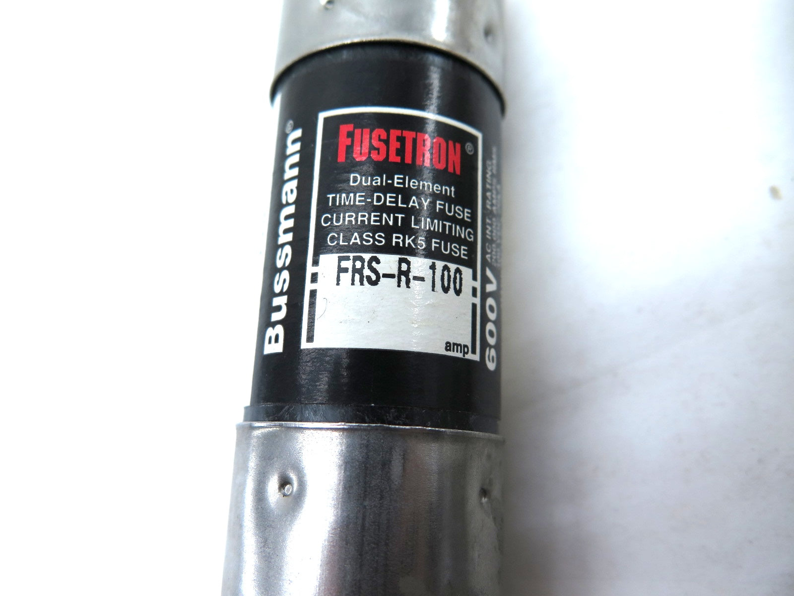 Fusetron FRS-R-100 Dual Element Fuse 600V 100A LOT OF 3 - Advance Operations
