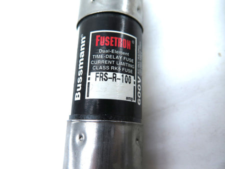 Fusetron FRS-R-100 Dual Element Fuse 600V 100A LOT OF 3 - Advance Operations