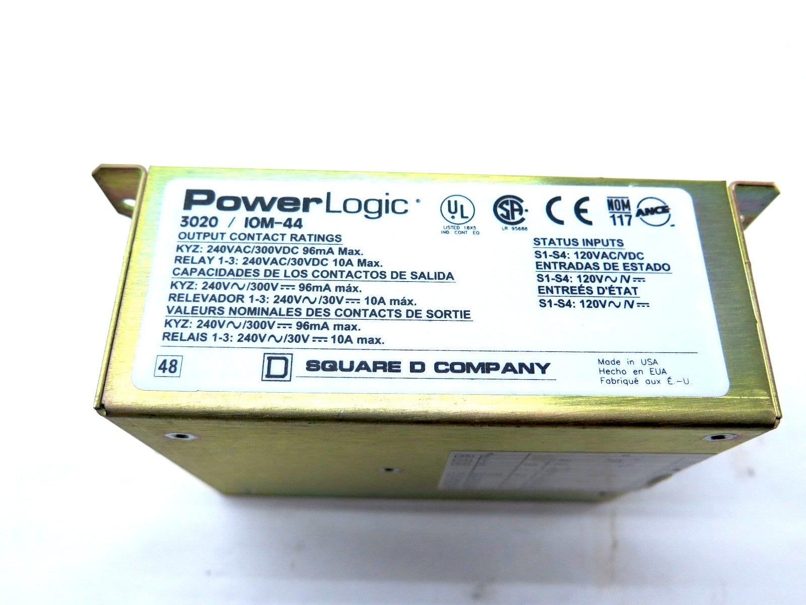 Schneider / Square D 3020/IOM-44 Control Board - Advance Operations