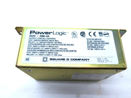 Schneider / Square D 3020/IOM-44 Control Board - Advance Operations