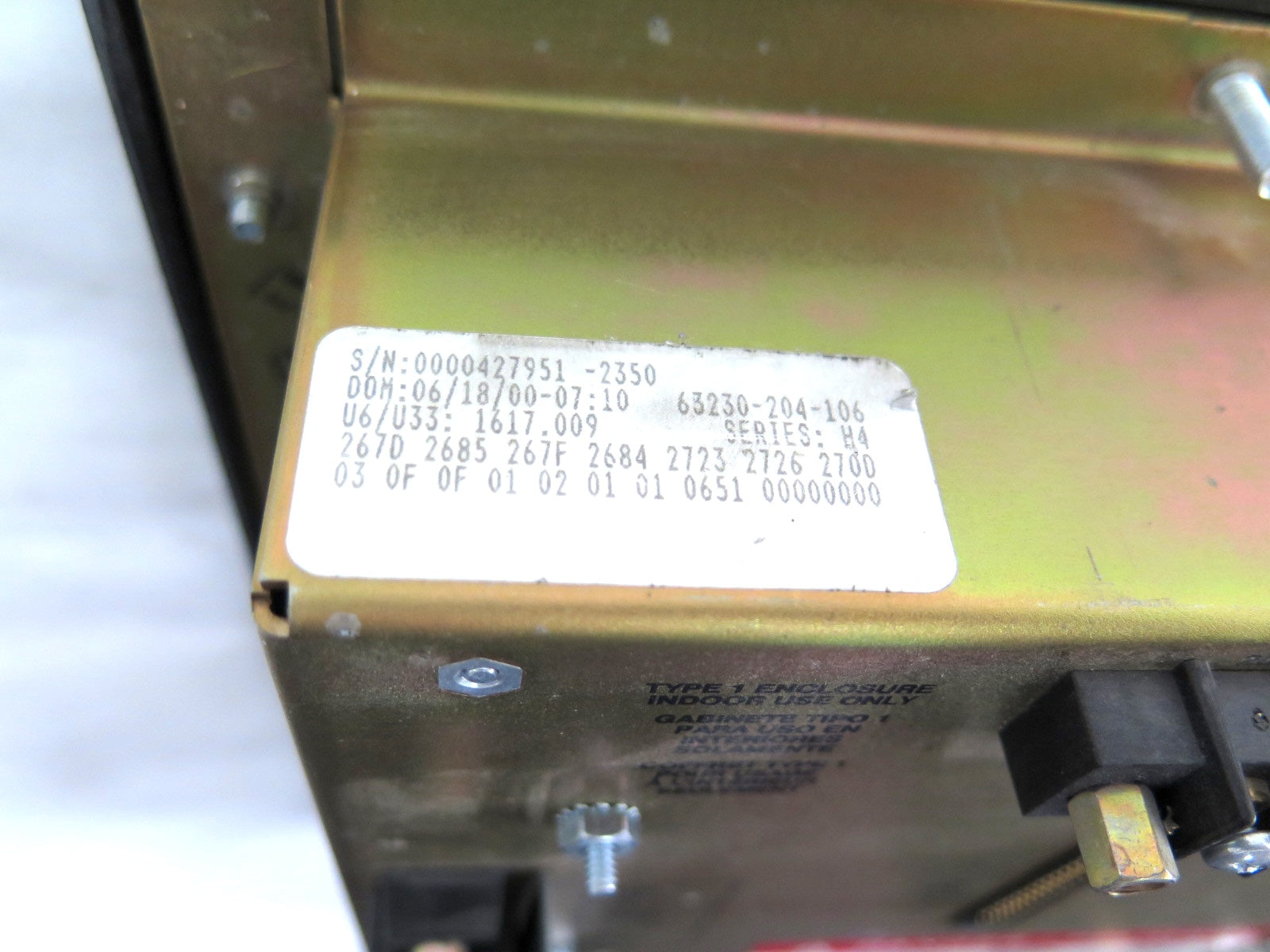 Schneider / Square D 63230-204-106 Circuit Monitor - Advance Operations