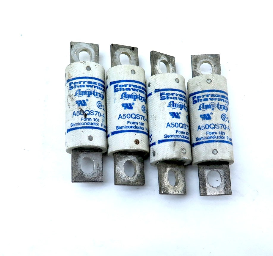 Ferraz Shawmut A50QS70-4 Fuse Amp Trap 70A 500 Vac LOT OF 4 - Advance Operations