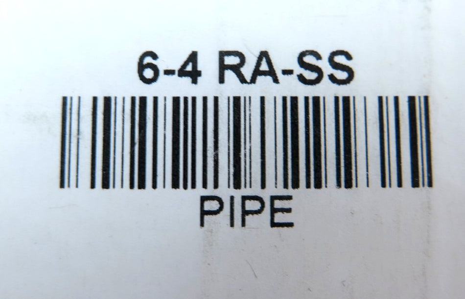 Parker 6-4 RA-SS 3/8" x 1/4" FNPT to MNPT 316 SS Reducing Adapter (1 Each) - Advance Operations