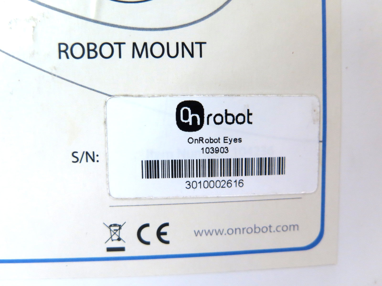 OnRobot 103903 OnrobotEye Camera & Control Box - Advance Operations