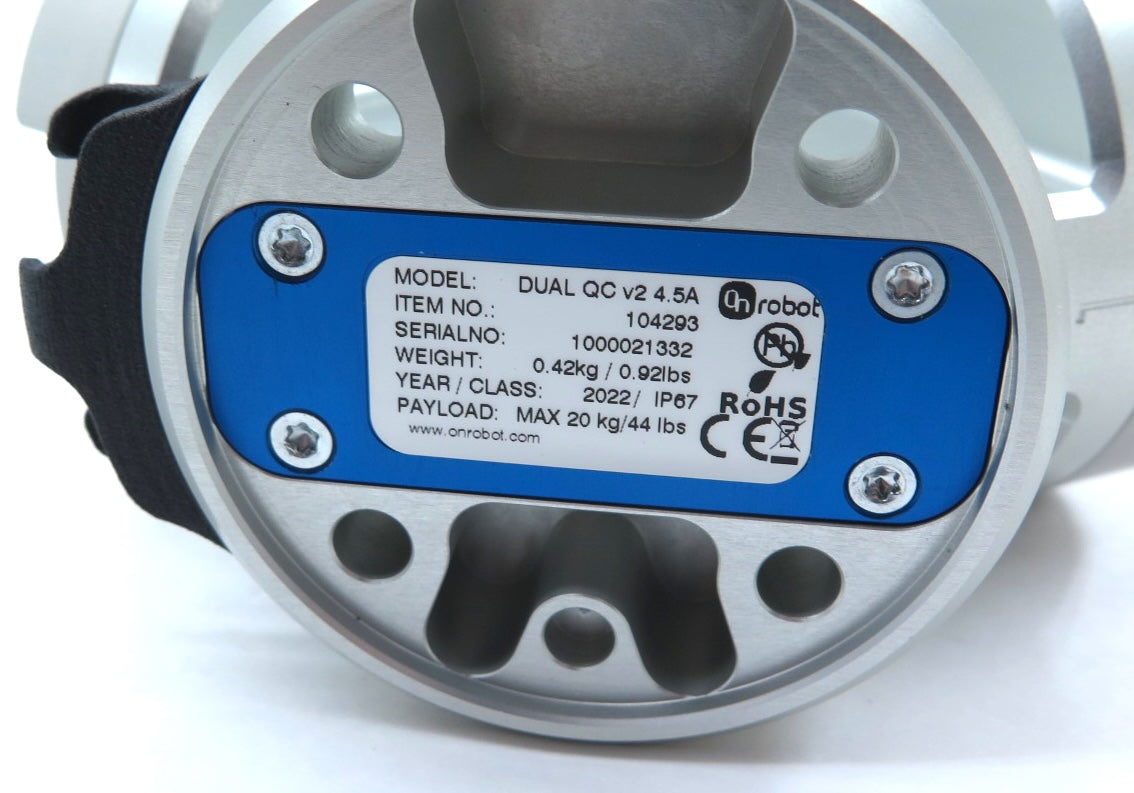 OnRobot 104293 Dual Quick Changer 4 5A - Advance Operations