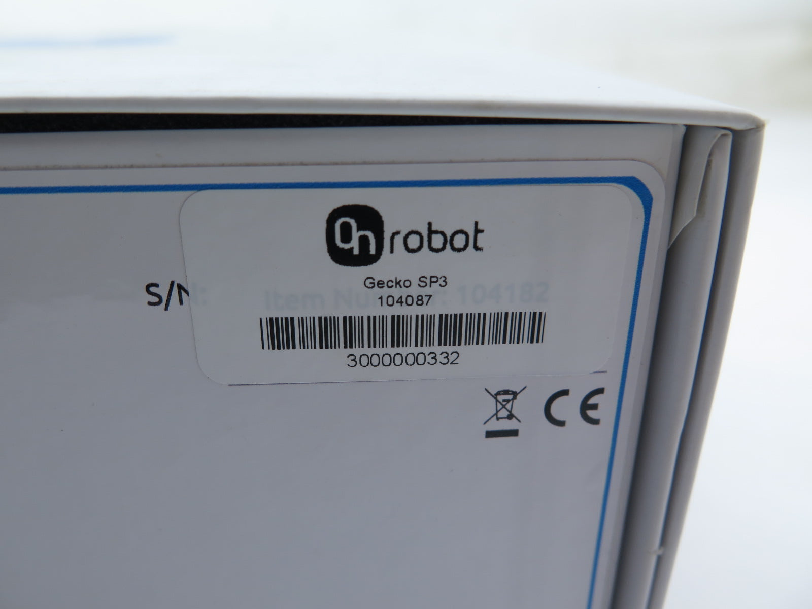 OnRobot 104087 Gecko SP3 Gripper - Advance Operations