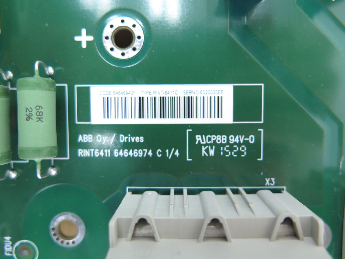 ABB RINT-6411C Inverter Power Supply Board For Ac Drive - Advance Operations
