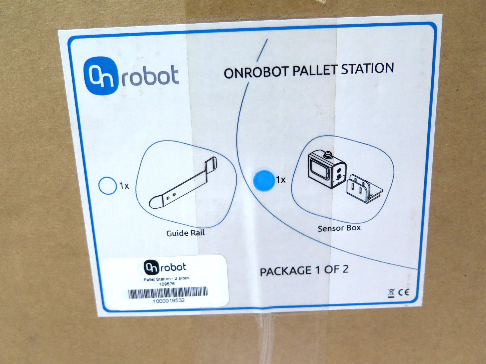 OnRobot 109576 Durable Floor-Mounted Pallet Station Fixture - Advance Operations