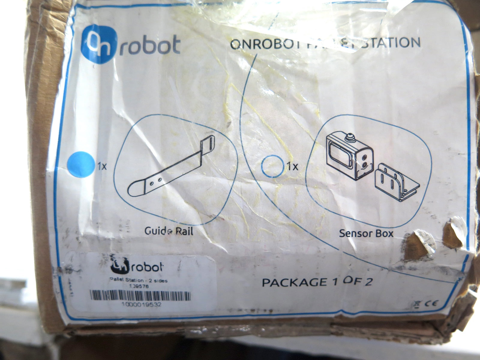 OnRobot 109576 Durable Floor-Mounted Pallet Station Fixture - Advance Operations