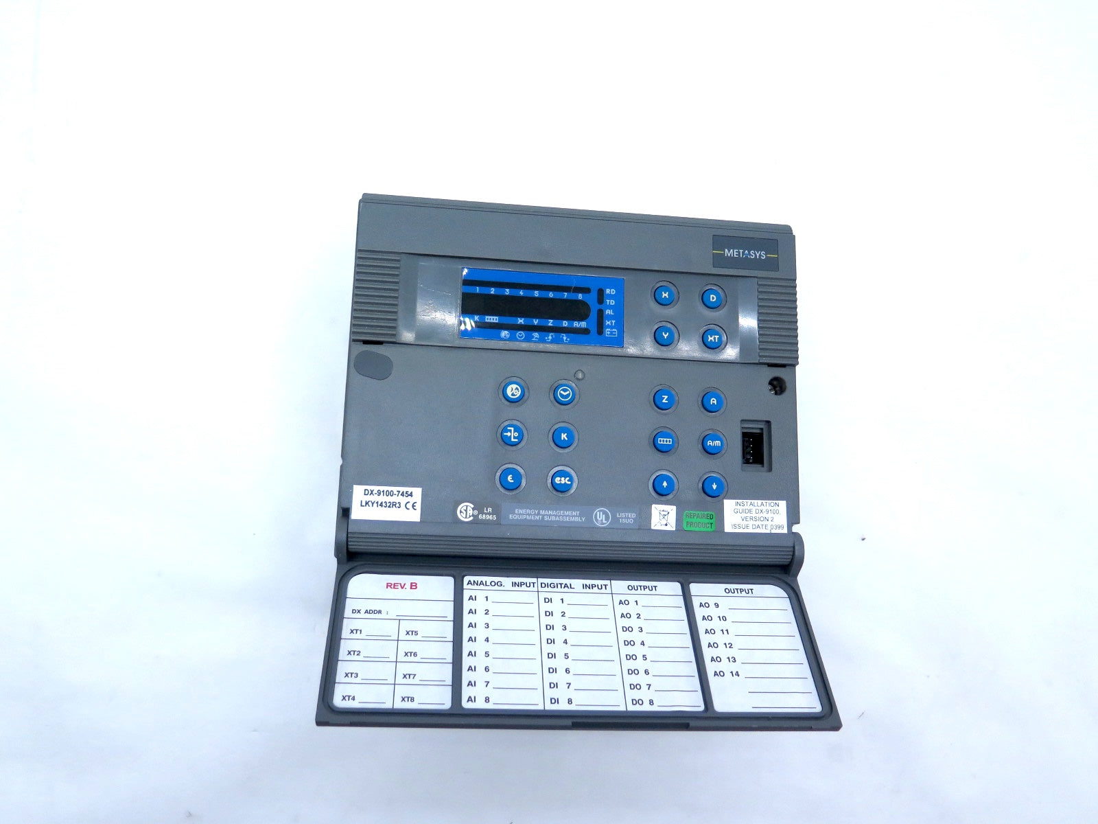 Johnson Controls DX-9100-7454 Extended Digital Controller - Advance Operations