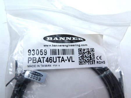 Banner PBAT46UTA-VL Fiber Optic Sensor / Diffuse Reflective - Advance Operations