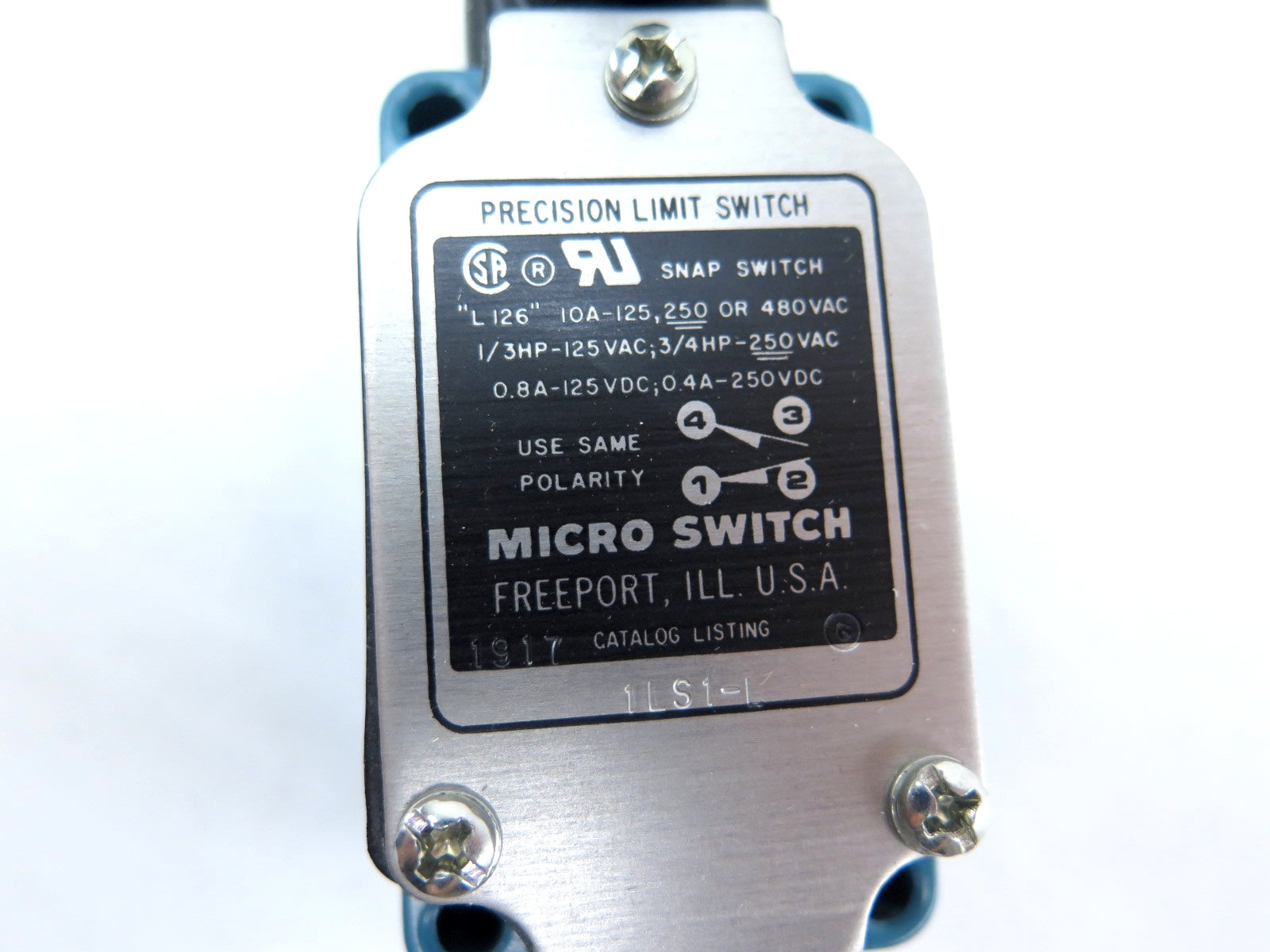 Honeywell 1LS1-L Micro Switch Precision Limit Switch - Advance Operations