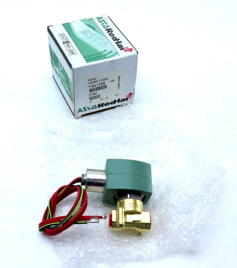 Asco 8262H022 / T801358 Solenoid Valve 1/4" 2W NC - Advance Operations