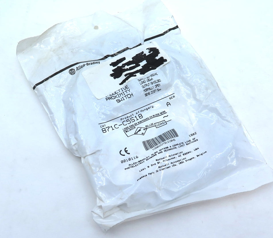 Allen-Bradley 871C-C5S18 Inductive Proximity Switch SER.A - Advance Operations