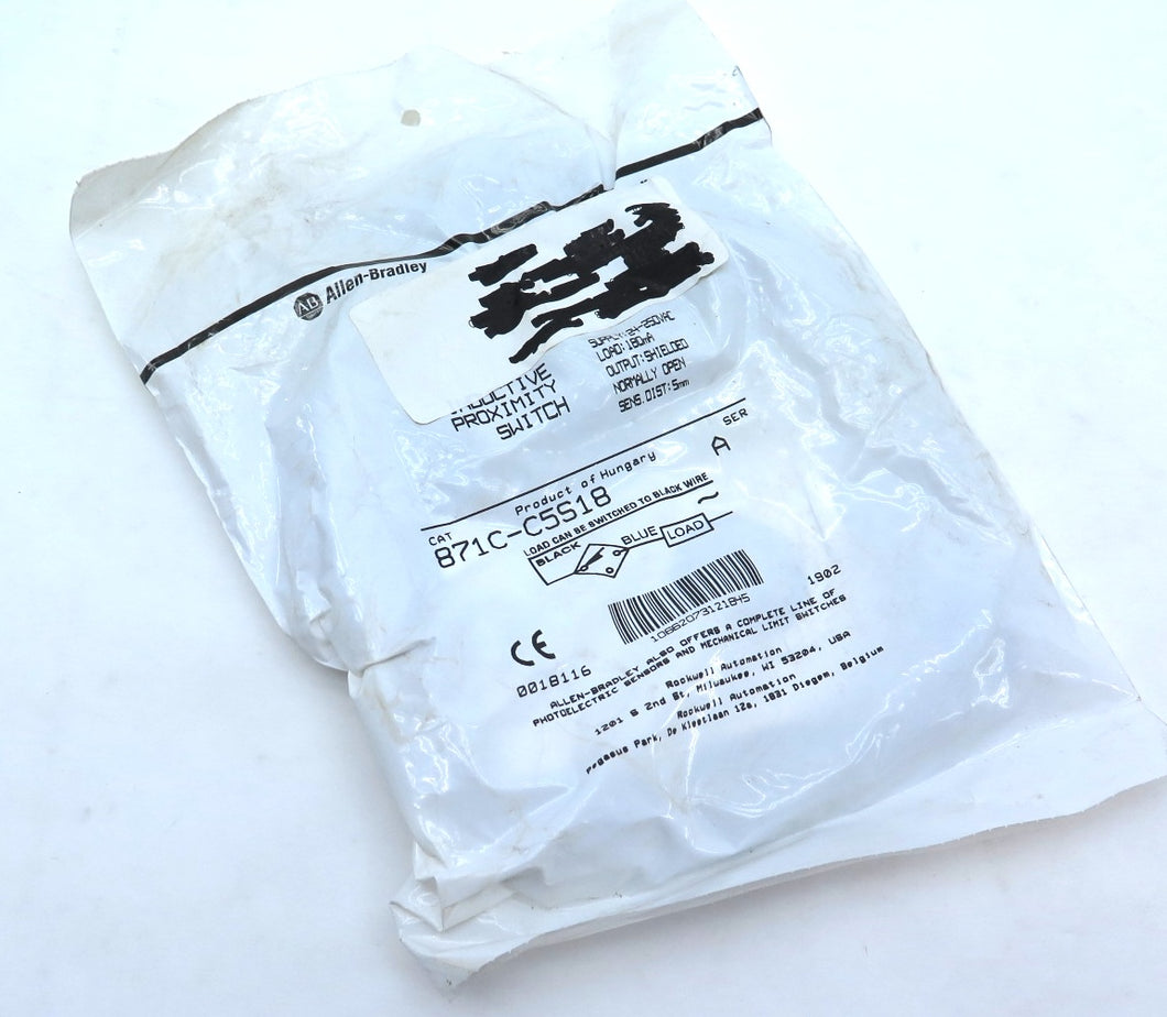 Allen-Bradley 871C-C5S18 Inductive Proximity Switch SER.A - Advance Operations