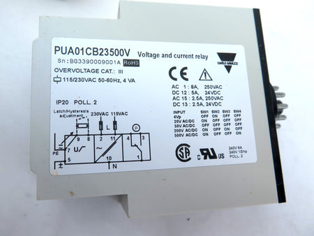Carlo Gavazzi PUA01CB23500V Voltage And Current Relay - Advance Operations