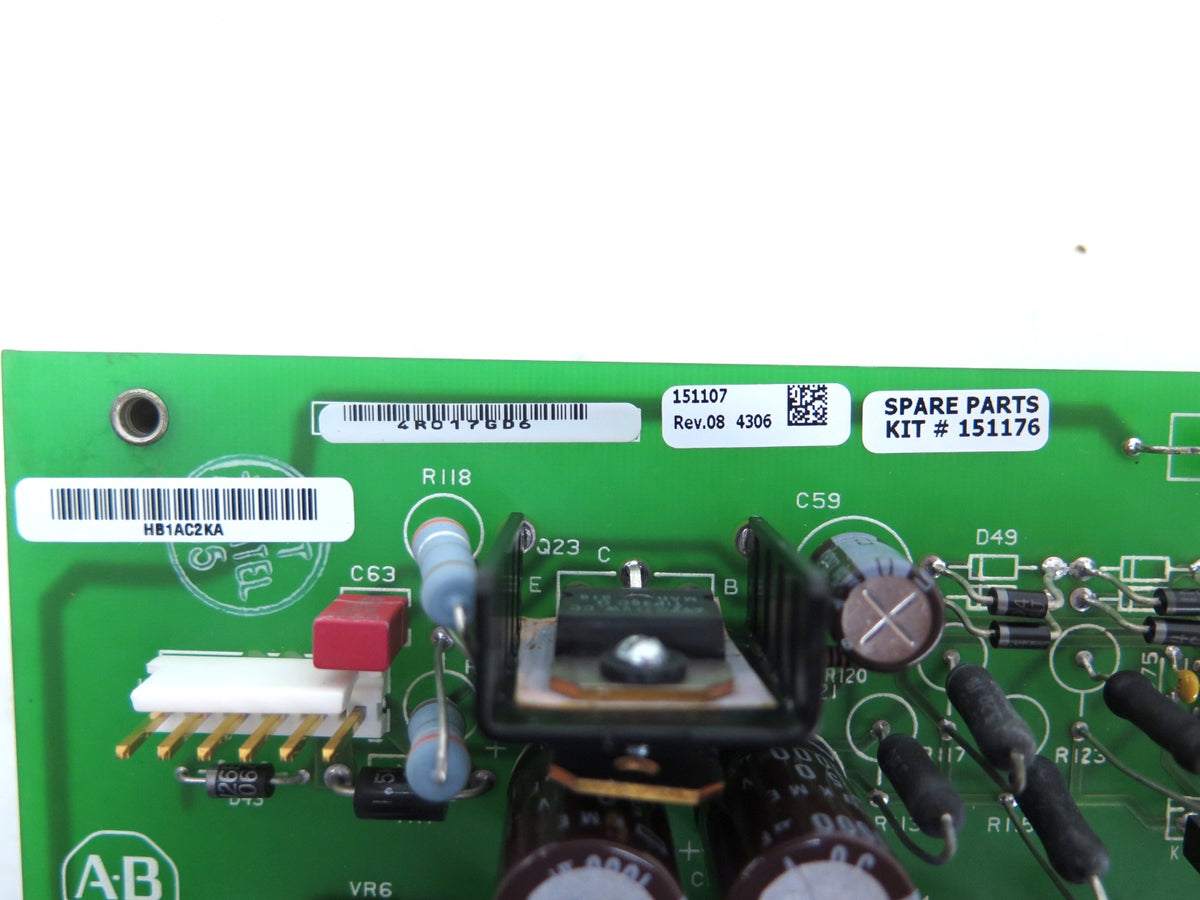 Allen-Bradley 151107 Rev.08 Control Board NEW OLD STOCK - Advance Operations