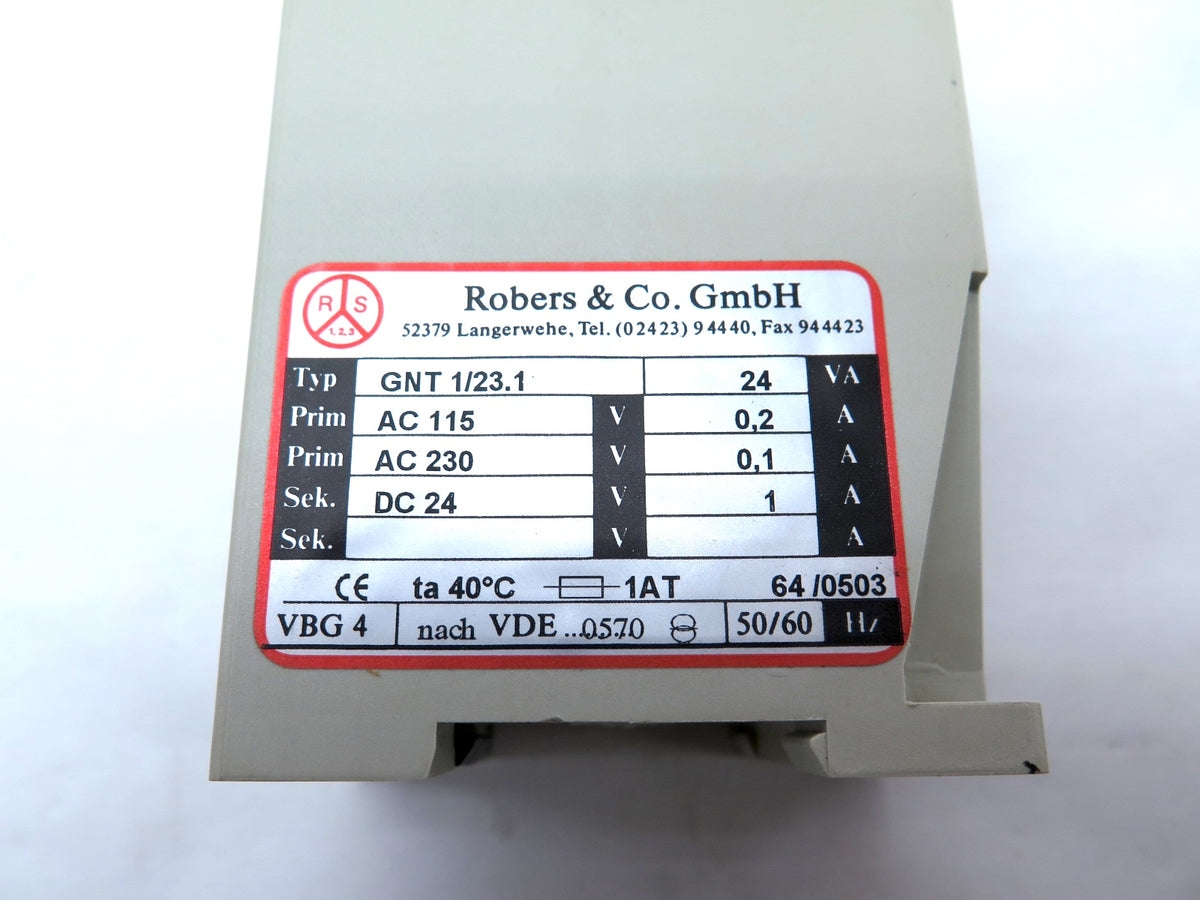 Robers & CO GmbH GNT 1/23.1 - Advance Operations