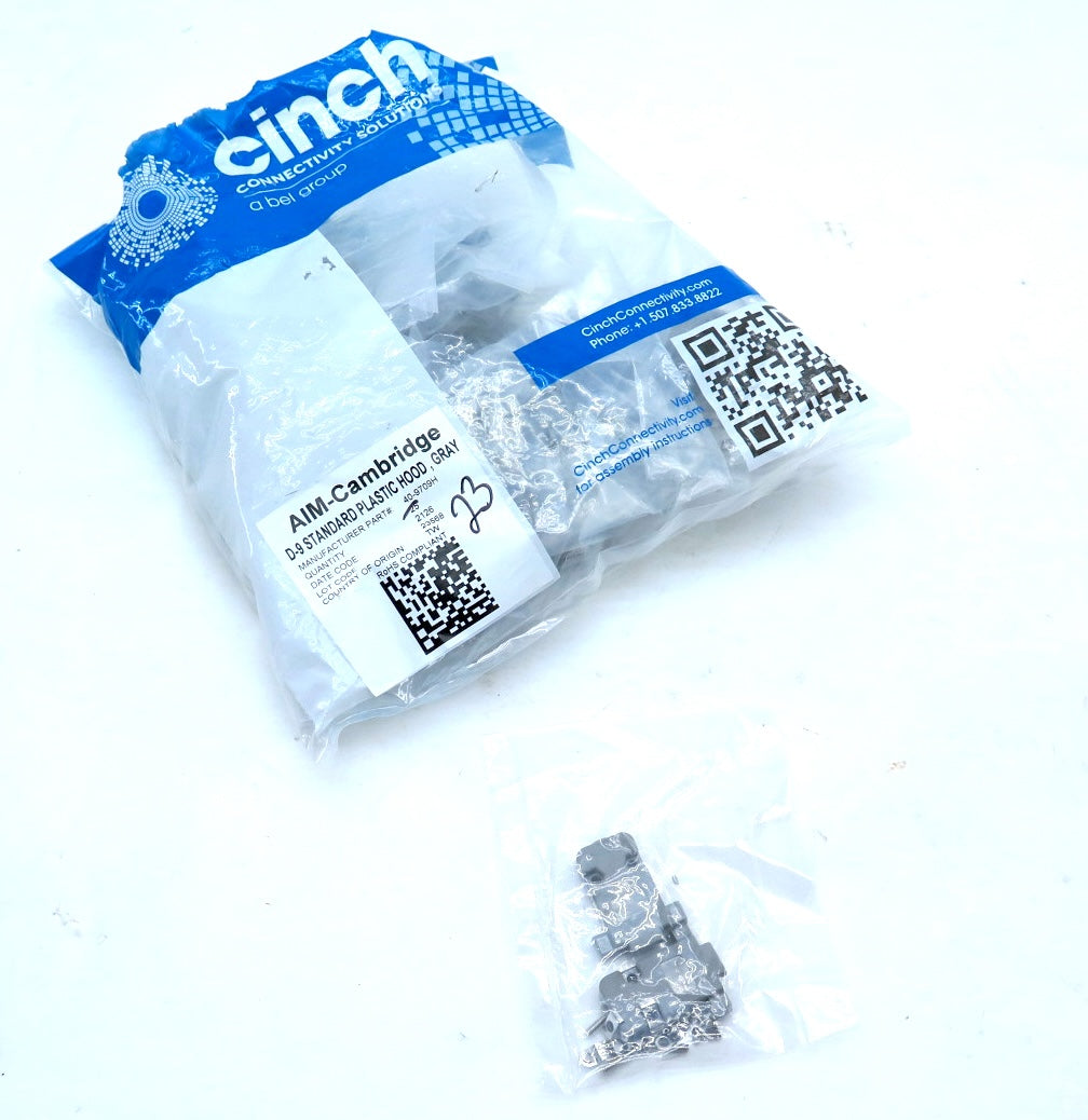 Aim-Cambridge D-9 Standard Plastic Hood Gray 40-9709H LOT OF 23 - Advance Operations