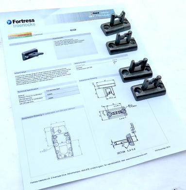 Fortress Interlocks DM-F Locks Fixed Actuator LOT OF 4 - Advance Operations