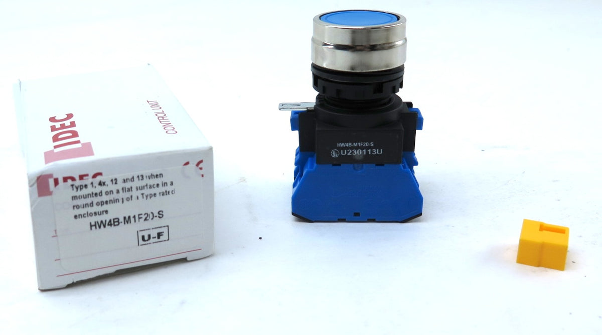 Idec HW4B-M1F20-S Pushbutton 22mm Dia Non illuminated 2NOC - Advance Operations