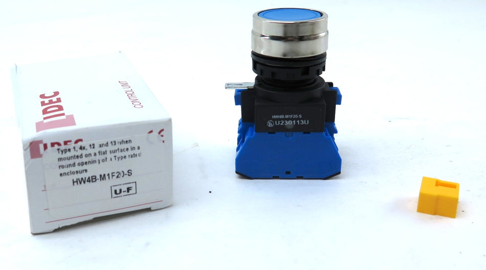 Idec HW4B-M1F20-S Pushbutton 22mm Dia Non illuminated 2NOC - Advance Operations