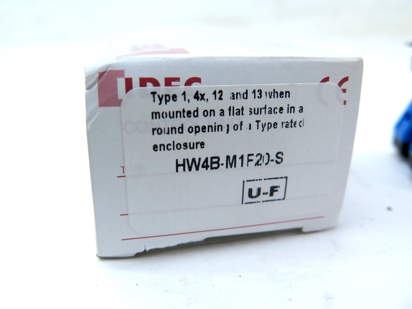 Idec HW4B-M1F20-S Pushbutton 22mm Dia Non illuminated 2NOC - Advance Operations