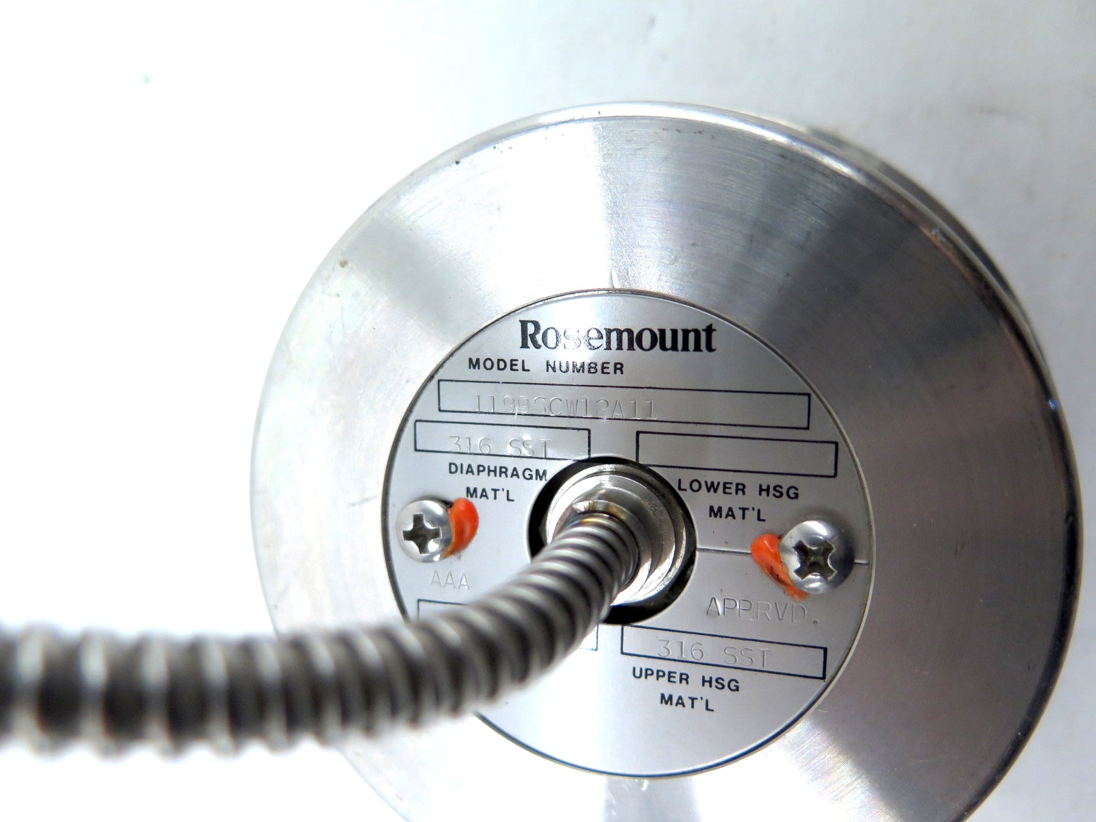 Rosemount C115 1DP4E22S1L4B4C6 w/ 1199SCW12A11 Transmitter & Pressure Sensor - Advance Operations