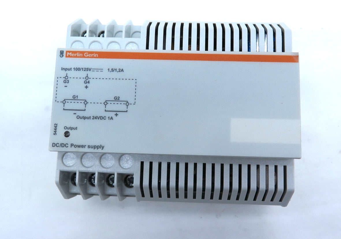 Merlin Elec Merlin Gerin / Schneider Electric 54442 Power Supply DC 125V to 24Vdc ...