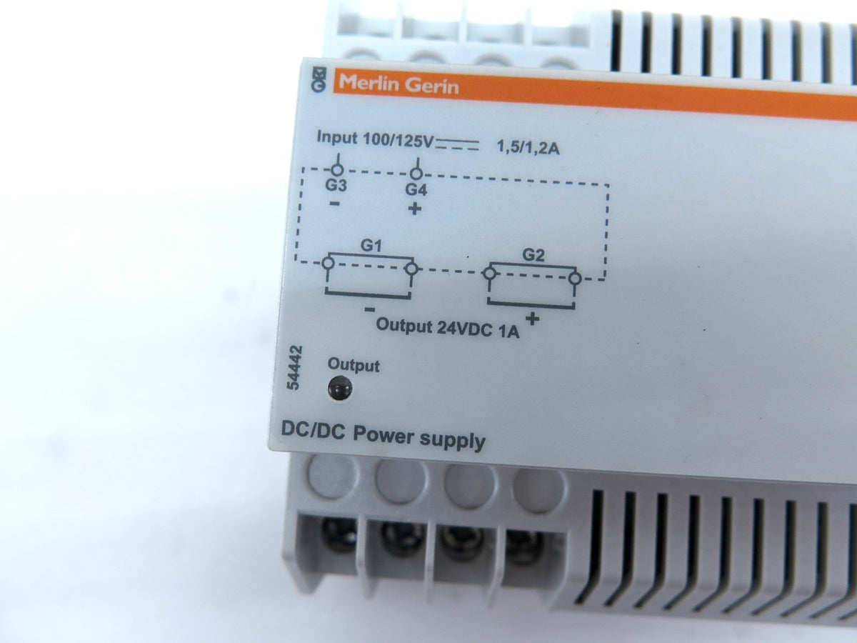 Merlin Elec Merlin Gerin / Schneider Electric 54442 Power Supply DC 125V to 24Vdc ...