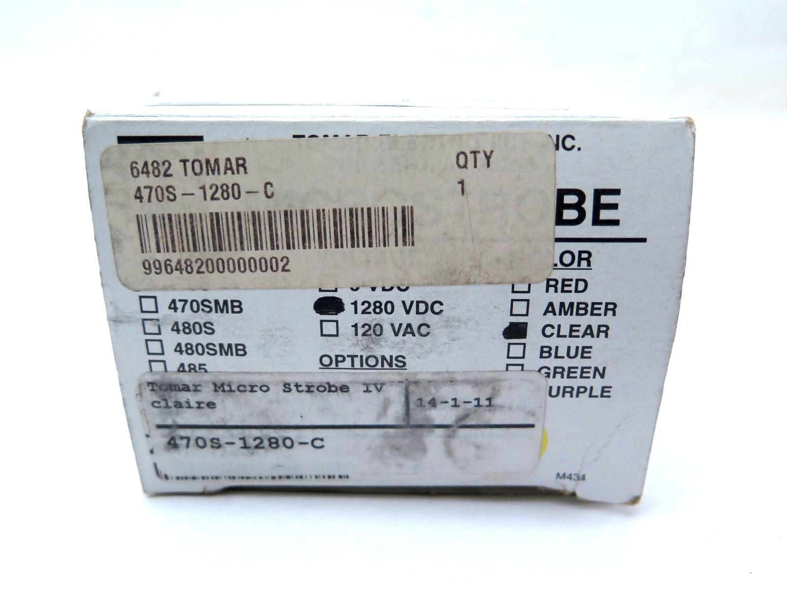 Tomar 470S-1280-C / 495S-1280 Micro Strobe IV Clear Light 12-80Vdc - Advance Operations