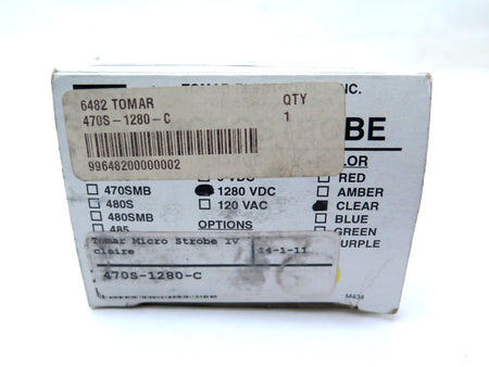 Tomar 470S-1280-C / 495S-1280 Micro Strobe IV Clear Light 12-80Vdc - Advance Operations