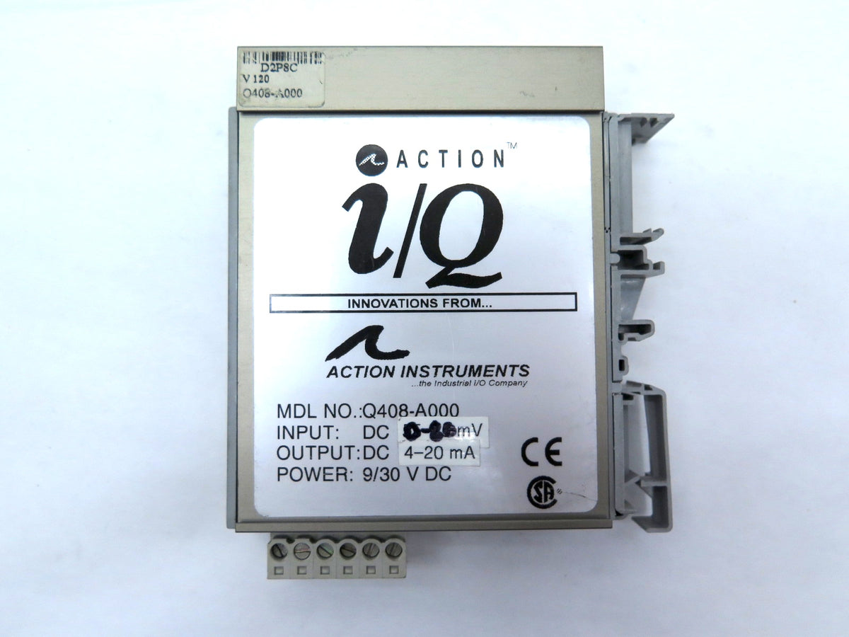 Action Instruments Q408-A000 DC Input Module - Advance Operations
