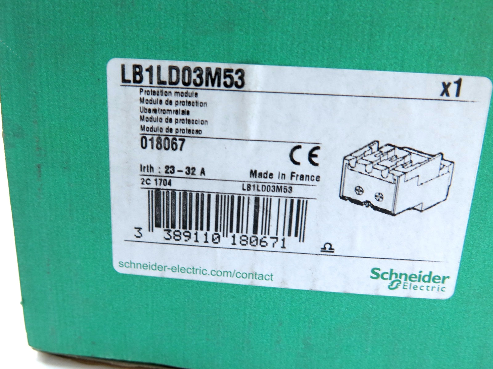 Schneider Electric LB1LD03M53 Protection Module - Advance Operations