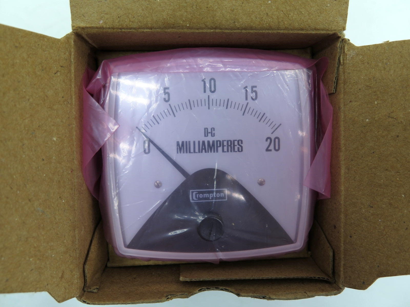 Crompton Instruments 016-01AA-HFHF Panel Meter Ampere 0-20mA DC - Advance Operations