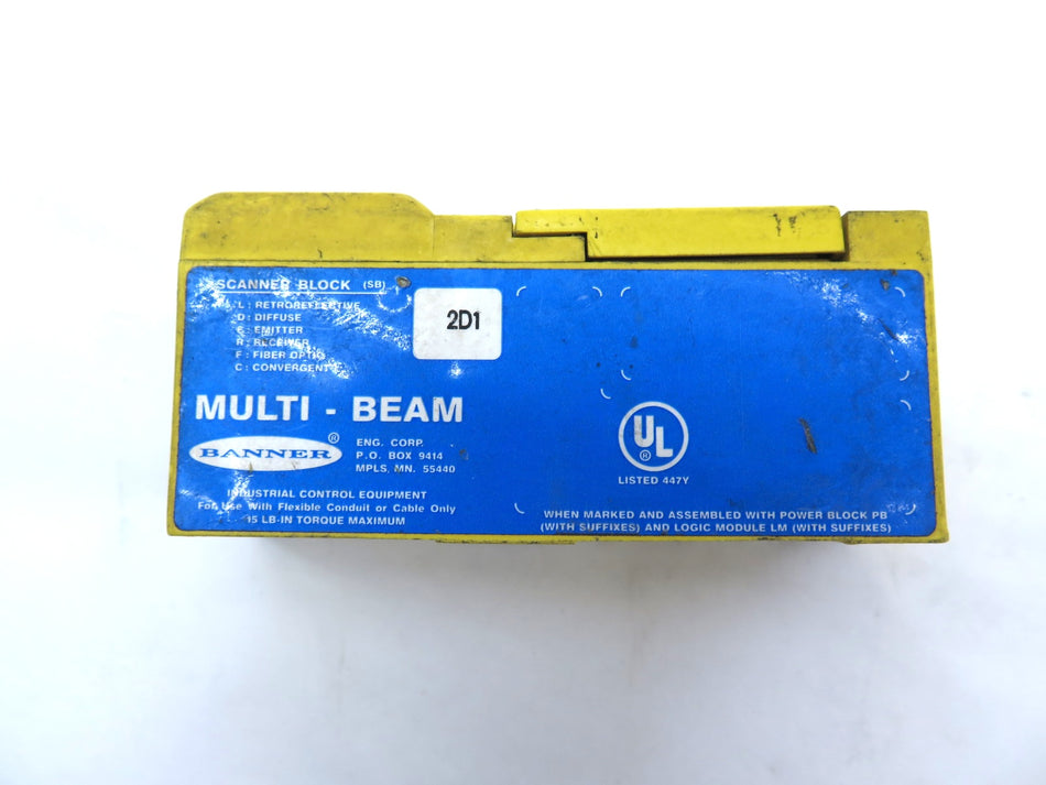 Banner 2D1 2A 2LM3 Sensor Multi-Beam - Advance Operations