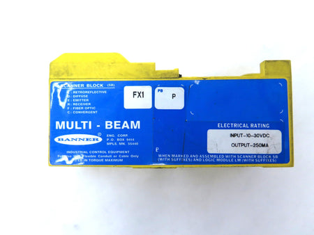 Banner FX1-P-LM1 Sensor Multi-Beam no small door - Advance Operations