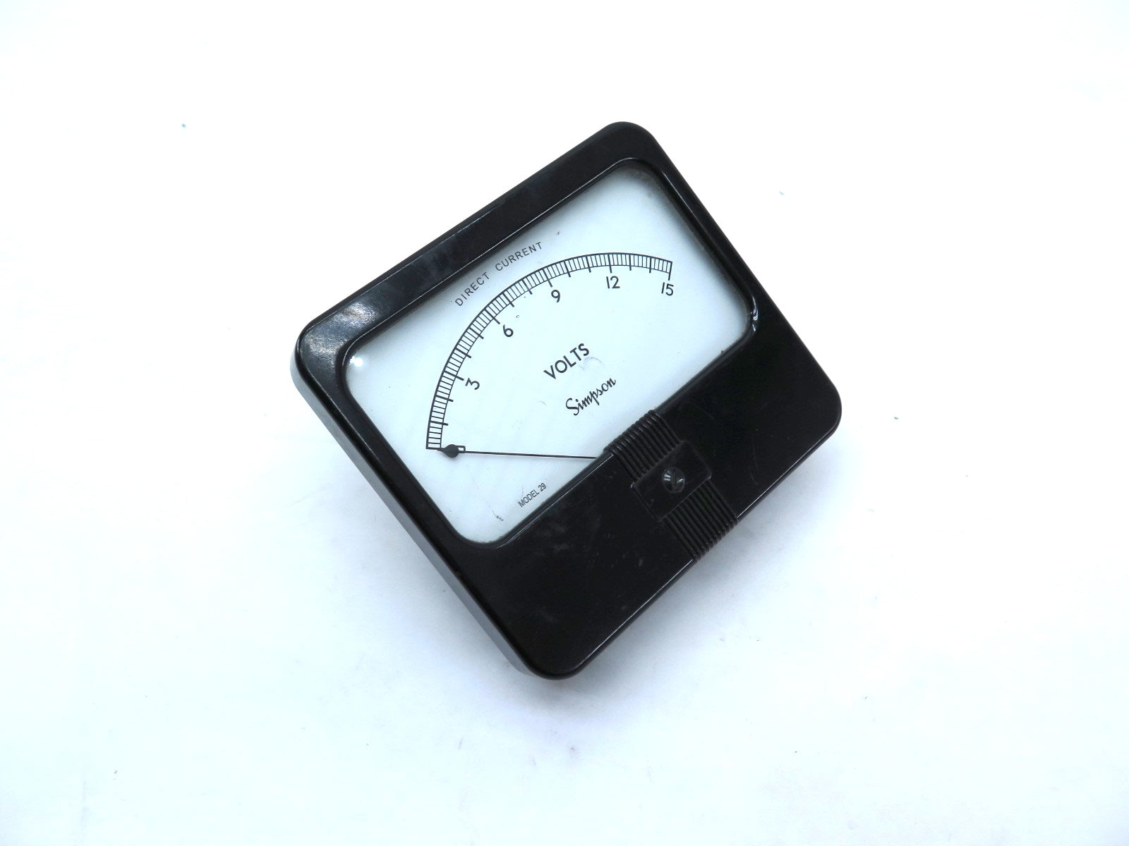 Simpson Voltmeter DC 0-15A Model 29 / 07670 - Advance Operations