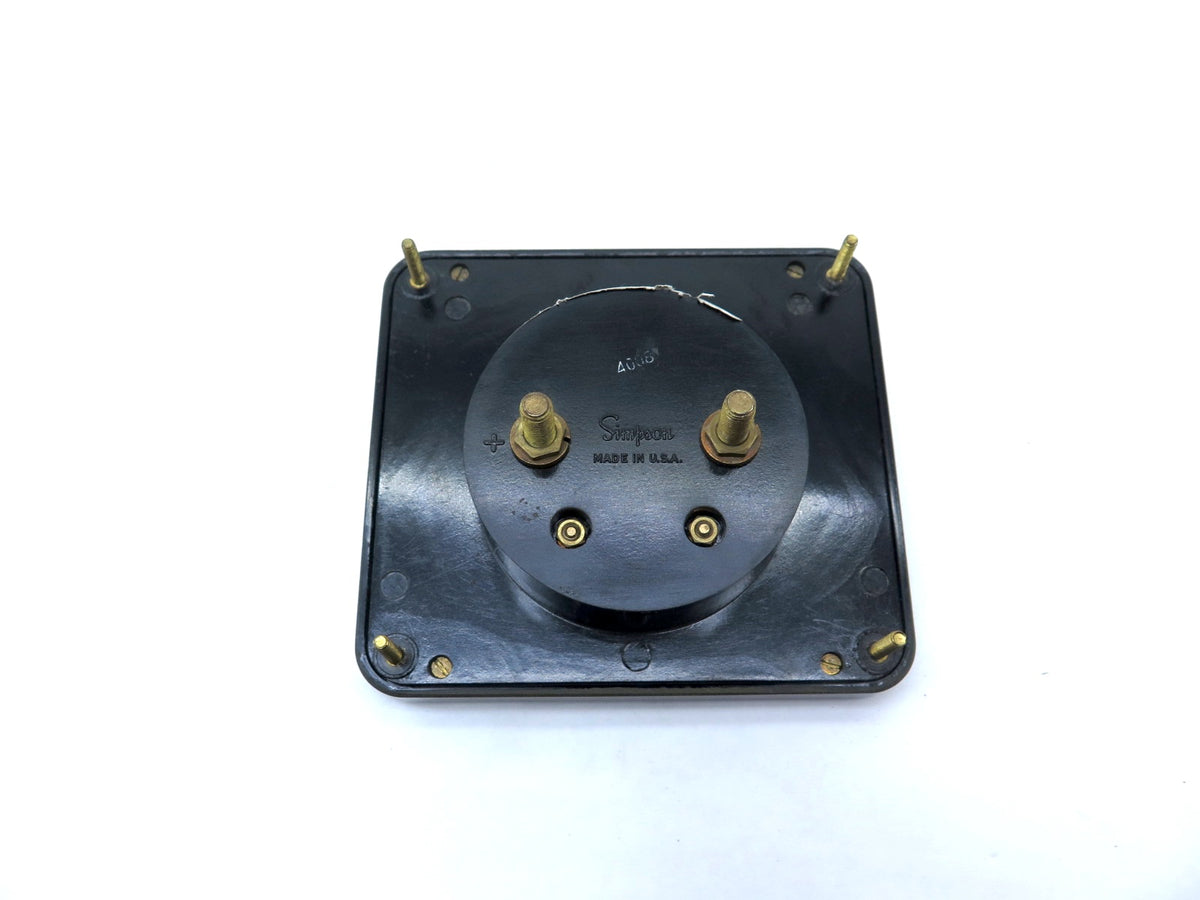 Simpson Voltmeter DC 0-15A Model 29 / 07670 - Advance Operations