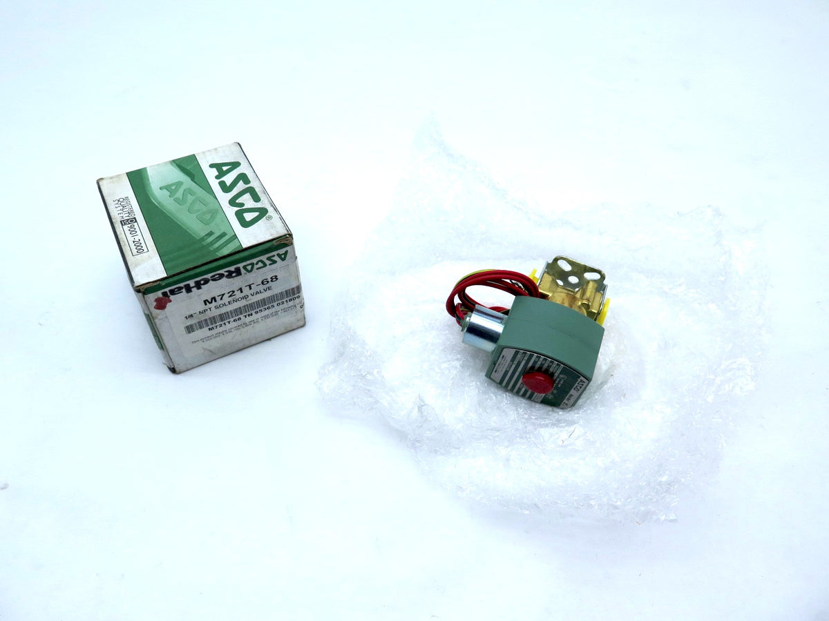 Asco M721T-68 Solenoid Valve 1/4" NPT 120Vac Coil - Advance Operations