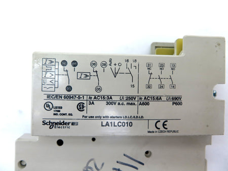 Schneider LA1LC010 Contact Block - Advance Operations