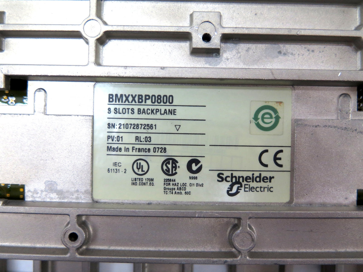 Schneider BMXXBP0800 PLC Rack / 8 Slot Backplane - Advance Operations
