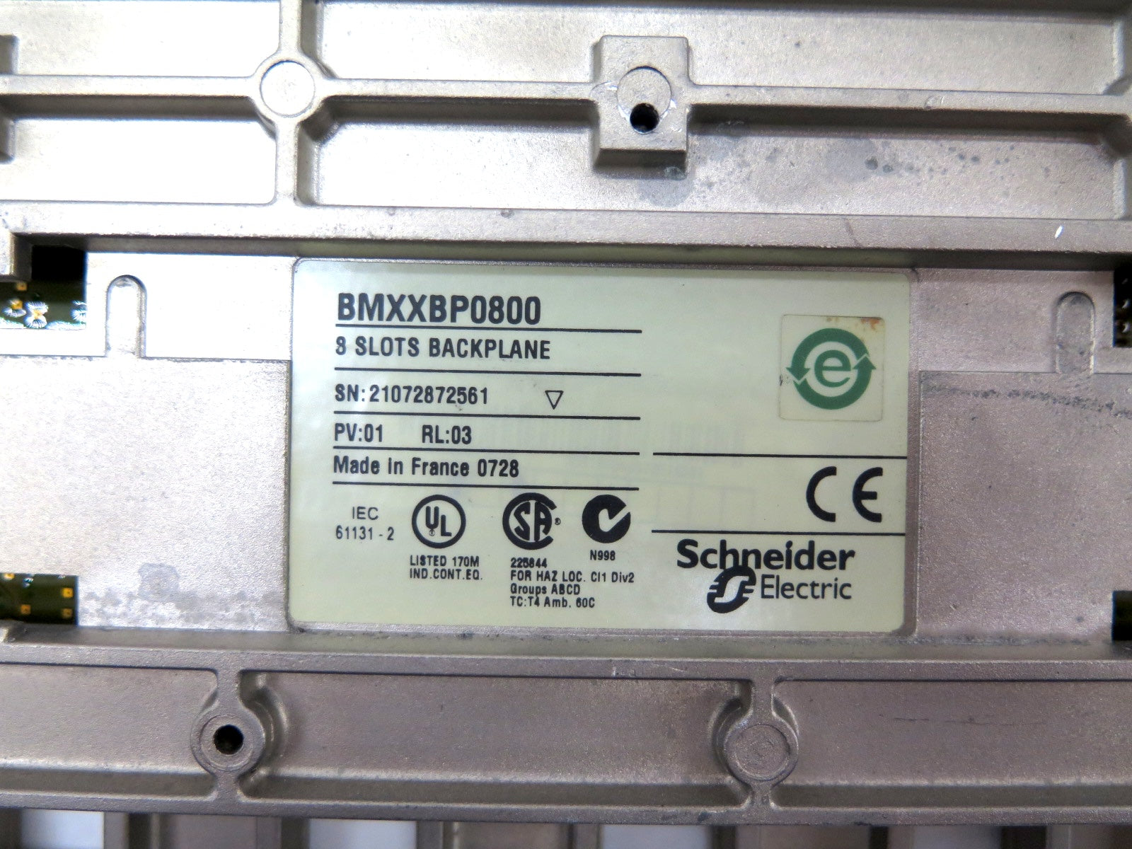 Schneider BMXXBP0800 PLC Rack / 8 Slot Backplane - Advance Operations