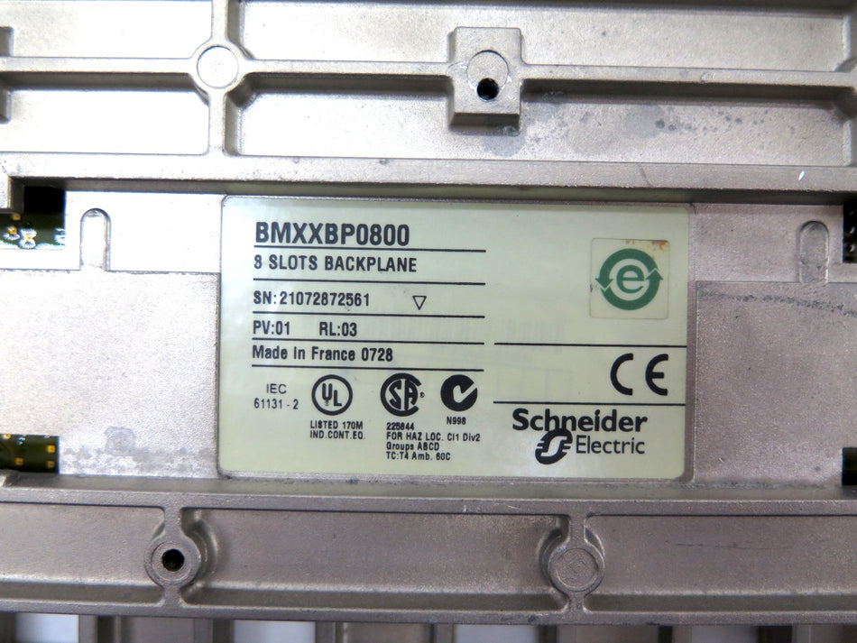 Schneider BMXXBP0800 PLC Rack / 8 Slot Backplane - Advance Operations