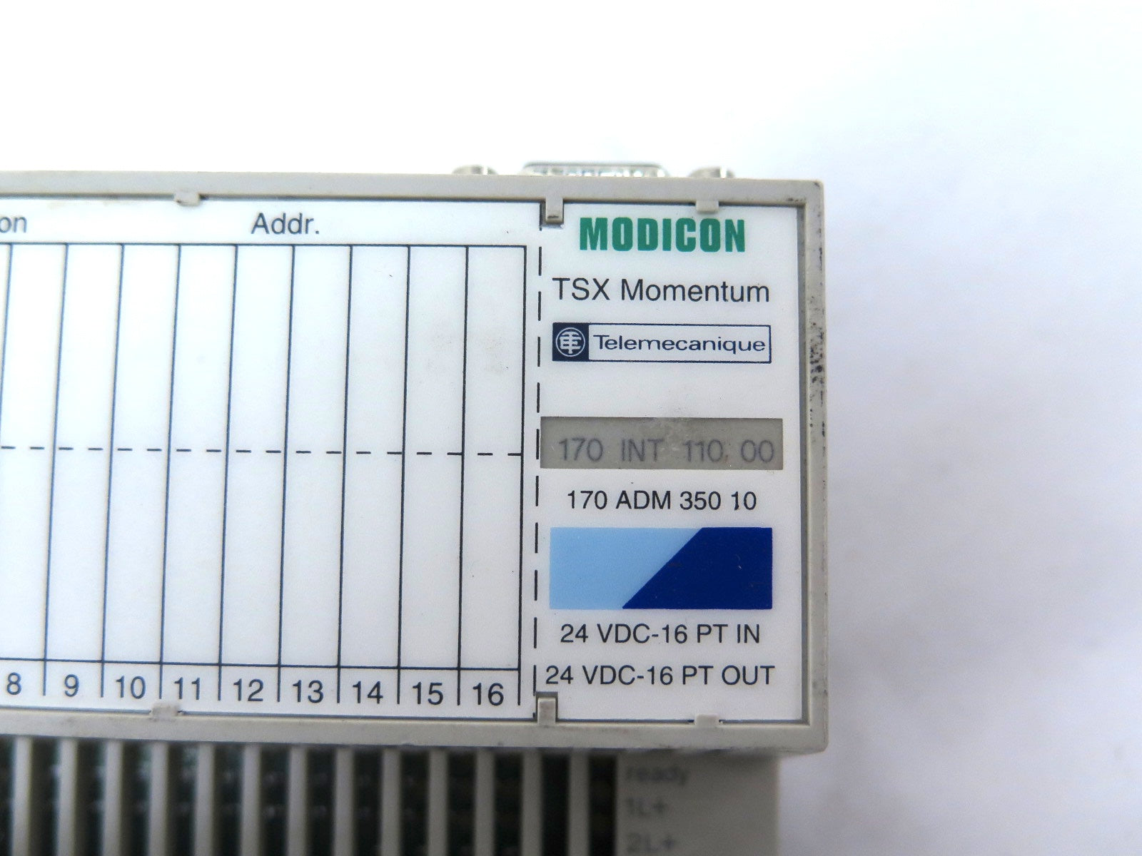 Telemecanique 170INT11000 Comm. Adapter W/ Base 170ADM35010 - Advance Operations