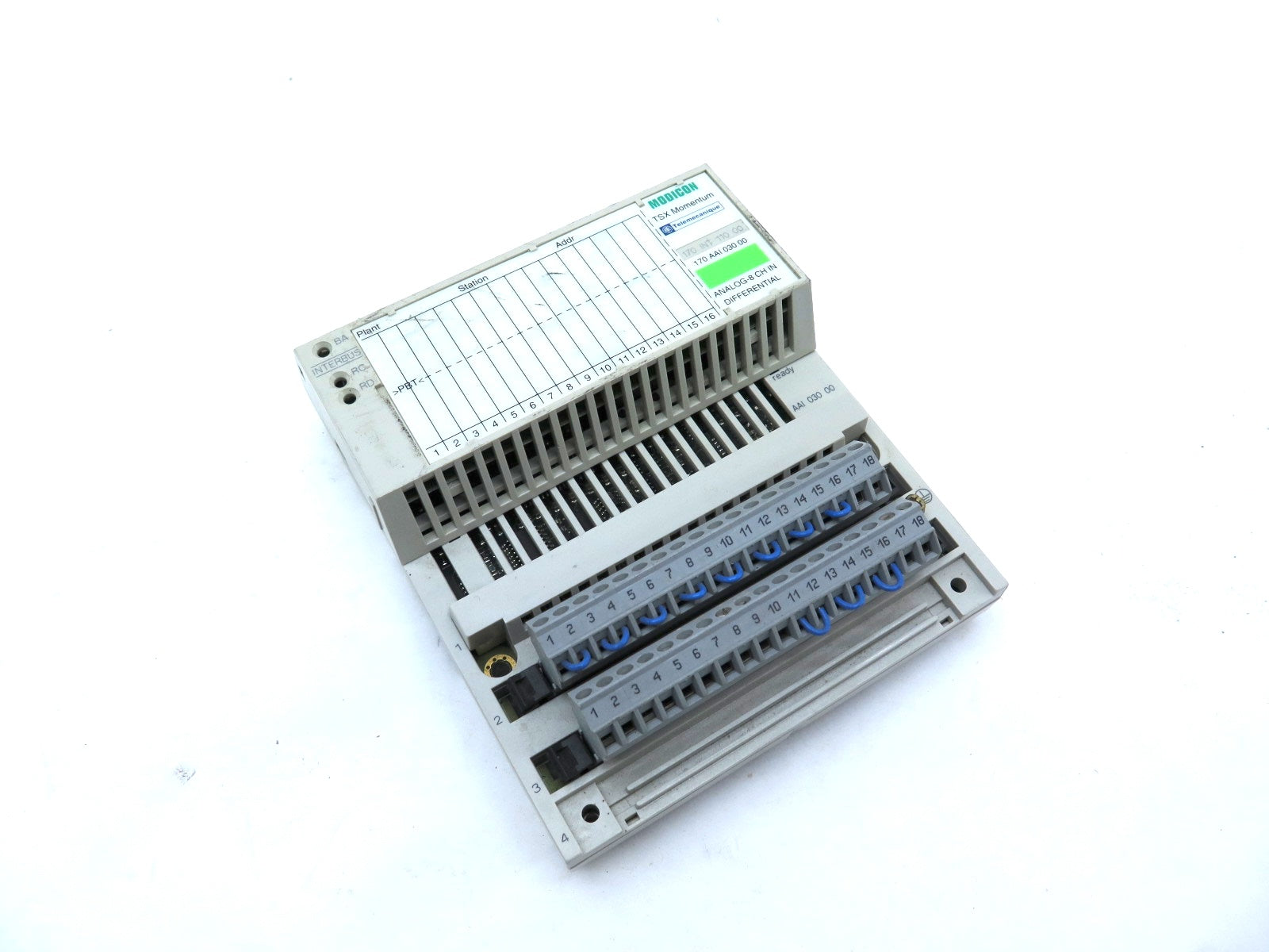 Telemecanique Modicon 170AAI03000 Analog 8 CH IN Differencial & Base - Advance Operations