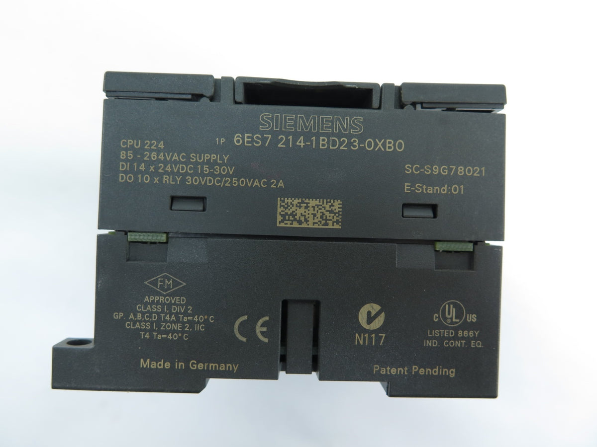 Siemens 6ES7 214 1BD23 0XB0 PLC Module CPU 224 - Advance Operations