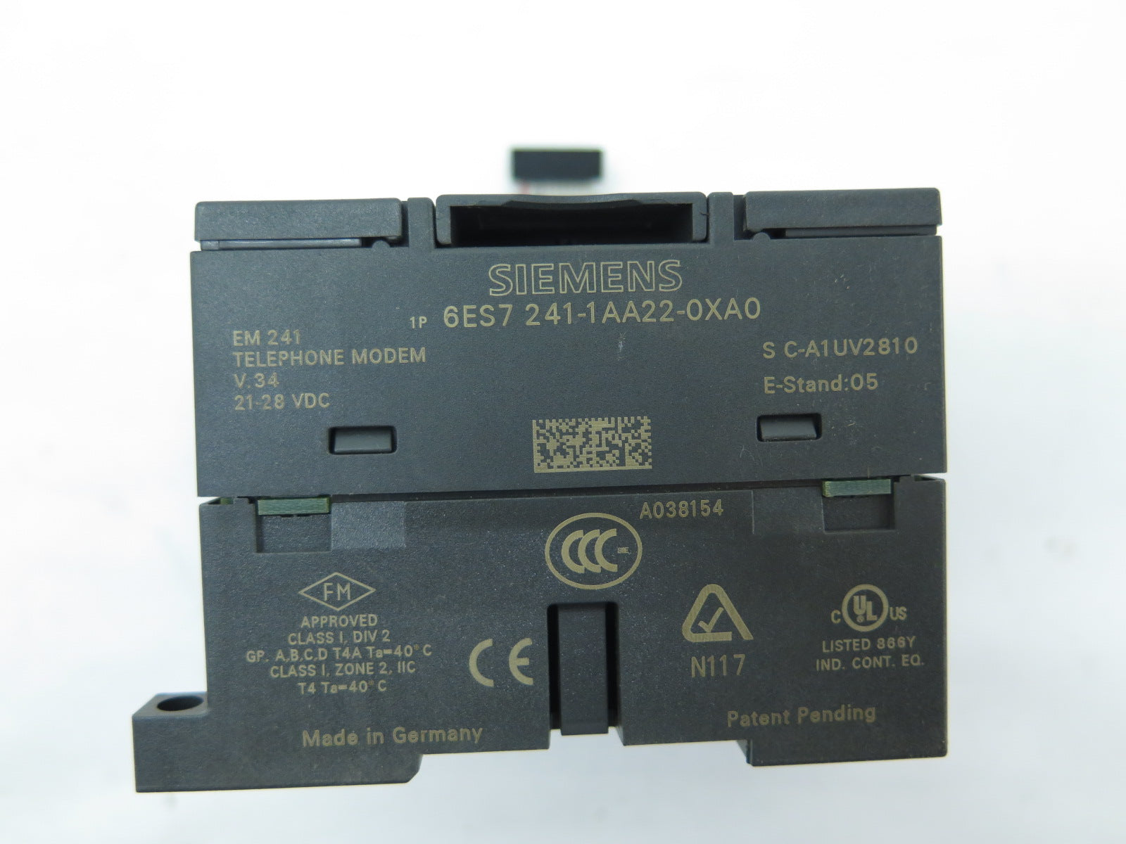 Siemens 6ES7 241-1AA22-0XA0 Telephone Modem EM241 - Advance Operations